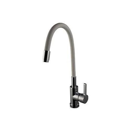 Hindware Single Lever Sink Mixer With Flexible Spout (White)