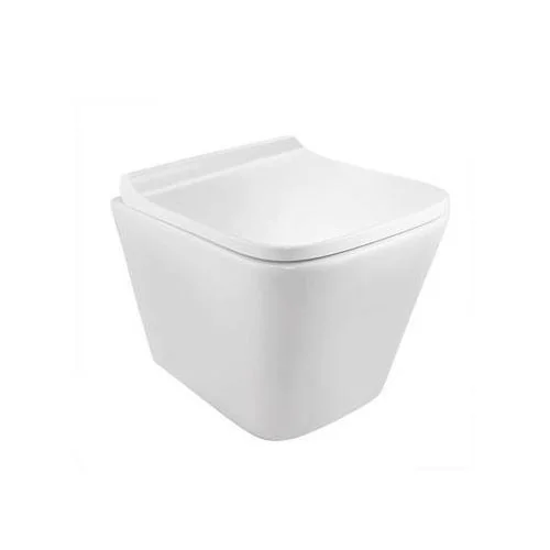 Jaquar Aria Rimless Wall Hung WC with UF Soft Close Slim Seat Cover (ARS-WHT-39953BIUFSM)