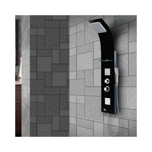 Jaquar Glassy Black Showel Panel JPL-BLK-ST86112