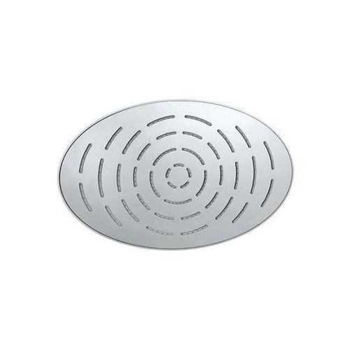 Jaquar Maze Overhead Shower 340X220Mm Oval Shape Single Flow (Body & Face Plate Stainless Steel With Chrome Finish) With Rubit Cleaning System