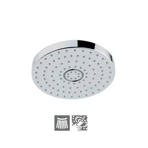 Jaquar Overhead Shower 180Mm Round Shape Single Flow With Air Effect (Abs Body & Face Plate Chrome Plated) With Rubit Cleaning System