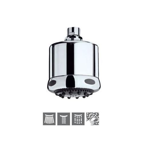 Jaquar Overhead Shower 100Mm Cylindrical Shape Multi Flow (Rain, Massage & Mist) Chrome OHS-CHR-1787