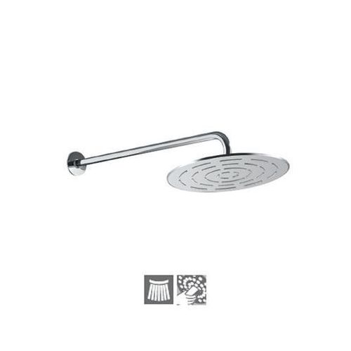 Jaquar Maze Overhead Shower 300Mm Round Shape Single Flow (Body & Face Plate Stainless Steel With Chrome Finish) With Rubit Cleaning System