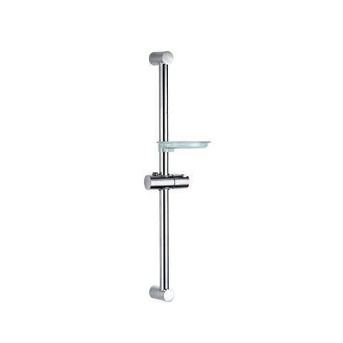 Jaquar Sliding Rail 24Mm & 600Mm Long Round Shape With Hand Shower Holder & Soap Dish