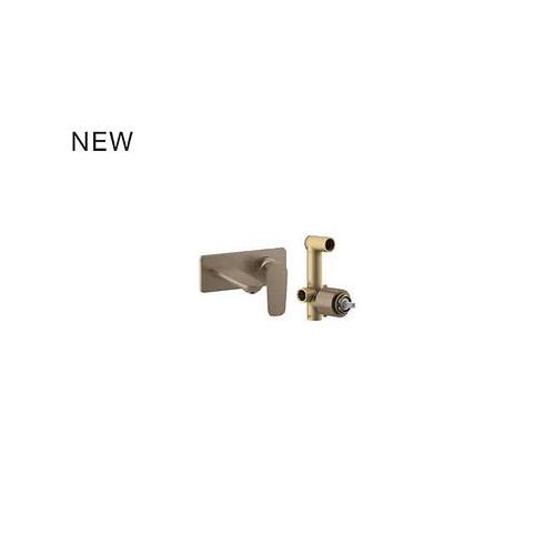 Kohler Aleo+ Wall Mount Single-Control Basin Faucet Trim+Valve Brushed Bronze (K-21969In-4Nd-Bv)