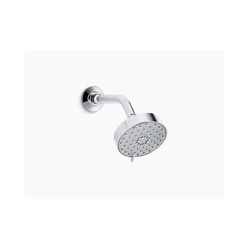 Kohler Awaken Geometric Multi-Mode Showerhead With Shower Arm In Polished Chrome Polished Chrome (K-72419In-Cp)