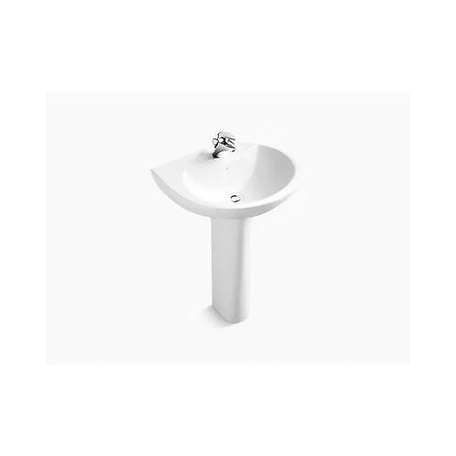 Kohler Folio Pedestal Lavatory With Single Faucet Hole White (K-2017In-1-0)