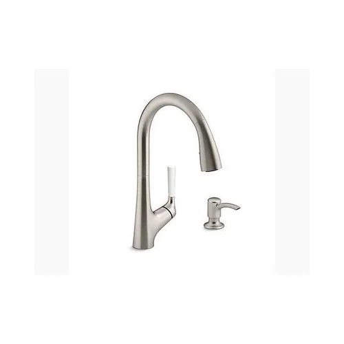 Kohler Malleco Pulldown Kitchen Faucet Vibrant Stainless (K-562In-Sd-Vs)