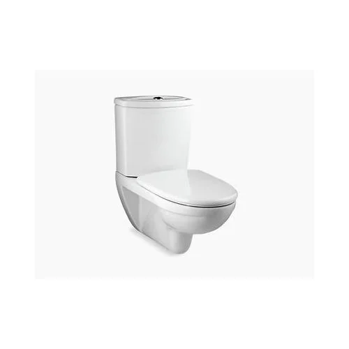 Kohler Odeon Wall-Hung Toilet Exposed Tank and Quiet-Close Seat Cover White (K-17661K-S-0)