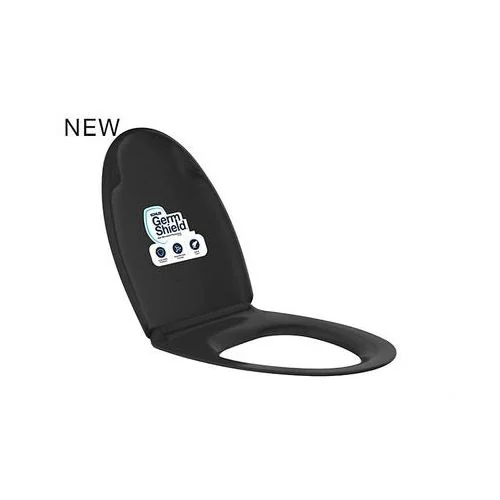 Kohler Presquile Quiet-Close Uf Slim Toilet Seat Black Black (K-29017In-Uf-7)