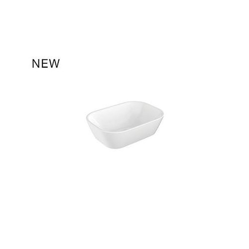 Kohler Span Square Vessel Basin Without Faucet Hole In White White (K-31459In-0)