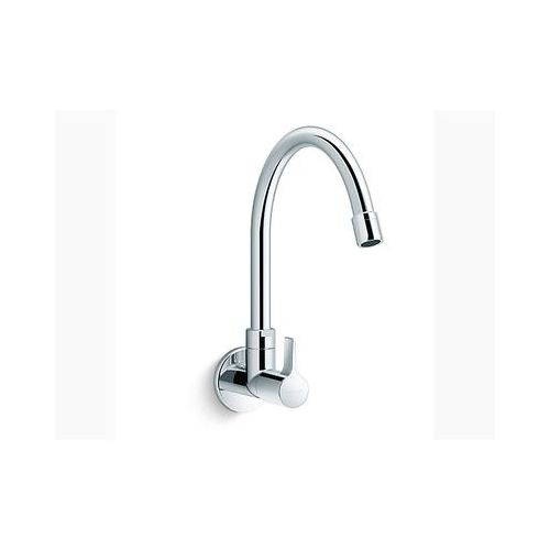 Kohler Taut Wall Mount Kitchen Faucet Cold Only In Polished Chrome Polished Chrome (K-74054In-4-Cp)