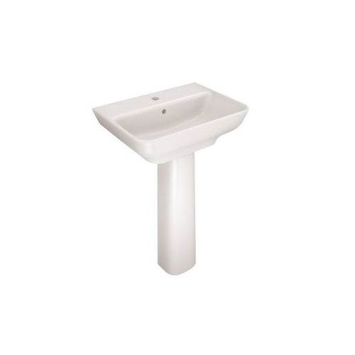 Kohler Trace Pedestal Basin With Single Faucet Hole In White (K-33932In-0)