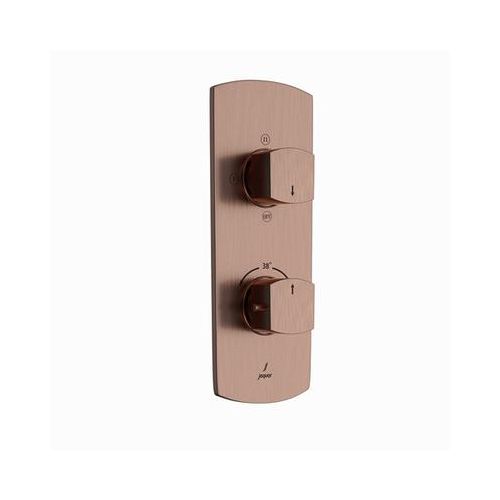 Jaquar Kubix Prime Aquamax Concealed Thermostatic Shower Mixer With 3Way Diverter Antique Copper