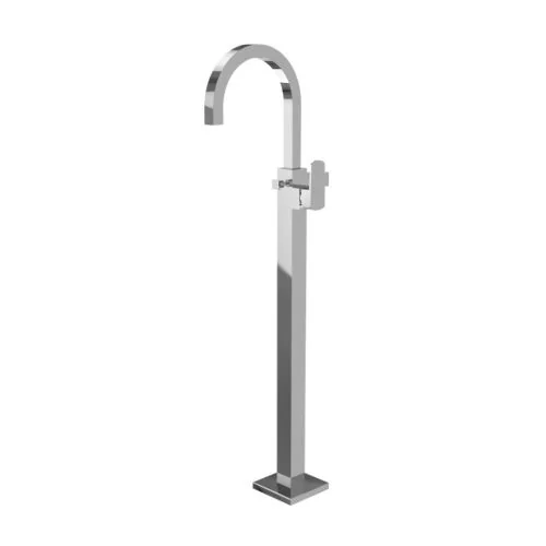 Jaquar Kubix Prime Exposed Parts of Floor Mounted Single Lever Bath Mixer with Provision for Hand Shower Chrome