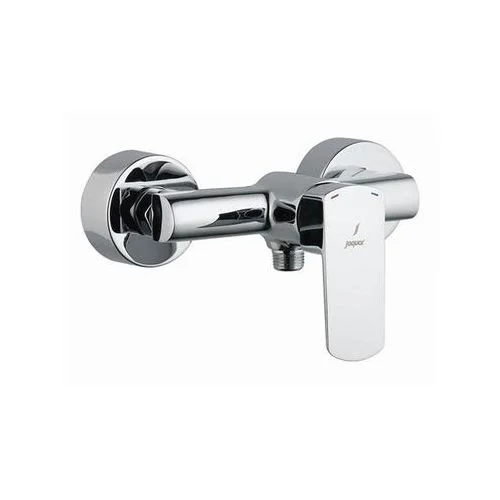 Jaquar Kubix Prime Single Lever Exposed Shower Mixer For Connection To Hand Shower With Connecting Legs & Wall Flanges Chrome