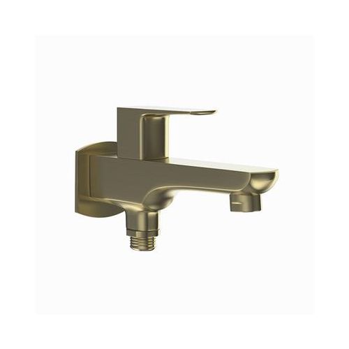 Jaquar Kubix Prime 2 Way Bib Cock With Wall Flange Dust Gold