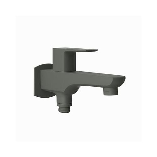 Jaquar Kubix Prime 2 Way Bib Cock With Wall Flange Graphite