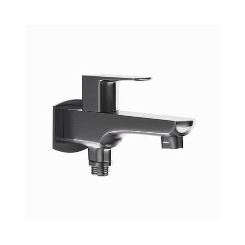 Jaquar Kubix Prime 2 Way Bib Cock With Wall Flange Stainless Steel