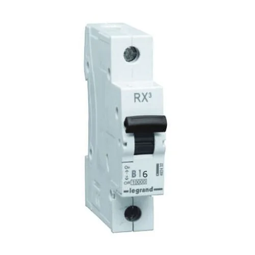 Legrand RX3 MCB Single Pole B Curve