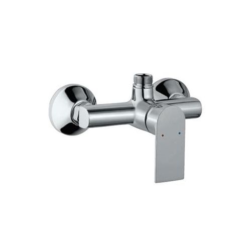 Jaquar Lyric Single Lever Exposed Shower Mixer With Provision For Connection To Exposed Shower Pipe With Connecting Legs & Wall Flanges