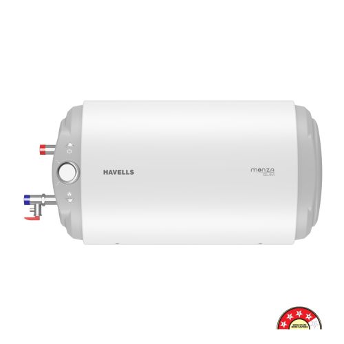 Havells Monza Slim 15L White Water Heater Left Side