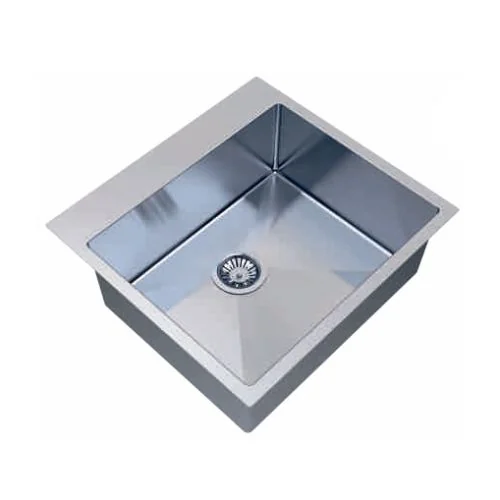 Carysil Micro Radius Waltz Single Bowl SS-304 Kitchen Sink 24"x20"x8"- Matt Finish