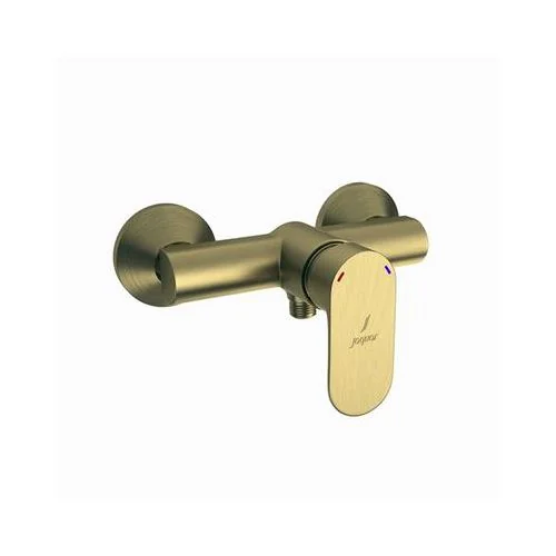 Jaquar Opal Prime Single Lever Exposed Shower Mixer For Connection To Hand Shower With Connecting Legs & Wall Flanges Antique Bronze