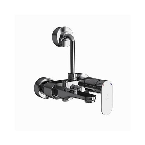 Jaquar Opal Prime Single Lever Wall Mixer 3-In-1 System With Provision For Both Hand Shower And Overhead Shower Black Chrome