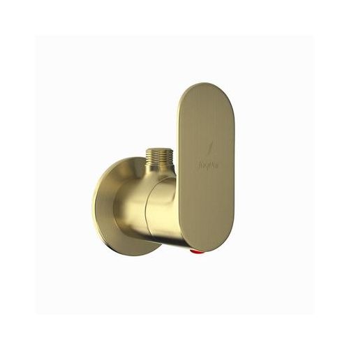 Jaquar Opal Prime Angular Stop Cock With Wall Flange Dust Gold