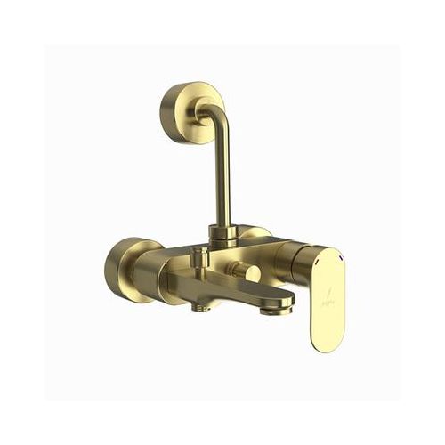 Jaquar Opal Prime Single Lever Wall Mixer 3-In-1 System With Provision For Both Hand Shower And Overhead Shower Complete With 115Mm Long Bend Pipe, Connecting Legs & Wall Flange (Without Hand & Overhead Shower) Dust Gold