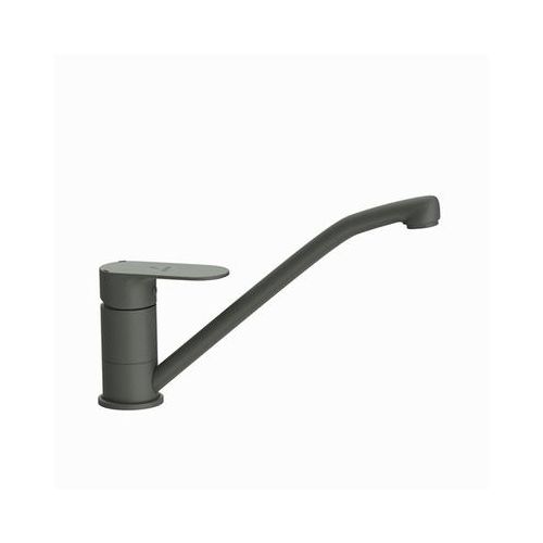 Jaquar Opal Prime Single Lever Sink Mixer With Swinging Spout (Table Mounted) With 450Mm Long Braided Hoses Graphite