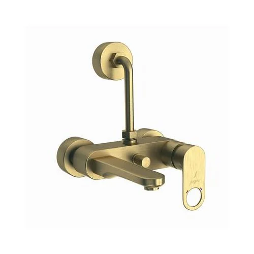 Jaquar Ornamix Prime Single Lever Wall Mixer With Provision For Overhead Shower With 115Mm Long Bend Pipe On Upper Side, Connecting Legs & Wall Flanges Antique Bronze