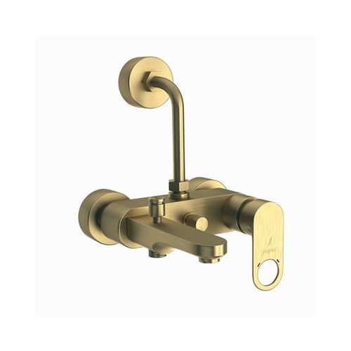 Jaquar Ornamix Prime Single Lever Wall Mixer 3-In-1 System With Provision For Both Hand Shower And Overhead Shower Complete With 115Mm Long Bend Pipe, Connecting Legs & Wall Flange (Without Hand & Overhead Shower) Antique Bronze