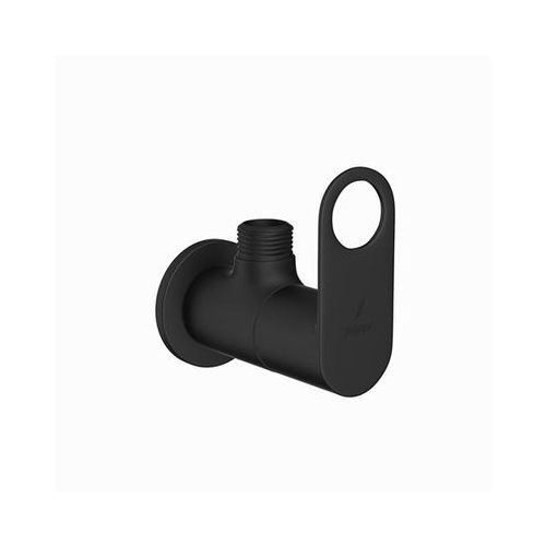 Jaquar Ornamix Prime Angular Stop Cock With Wall Flange Black Matt