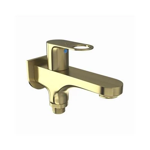 Jaquar Ornamix Prime 2 Way Bib Cock With Wall Flange Dust Gold