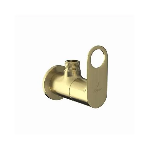 Jaquar Ornamix Prime Angular Stop Cock With Wall Flange Dust Gold