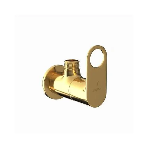 Jaquar Ornamix Prime Angular Stop Cock With Wall Flange Full Gold