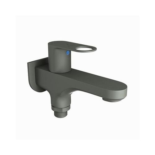 Jaquar Ornamix Prime 2 Way Bib Cock With Wall Flange Graphite