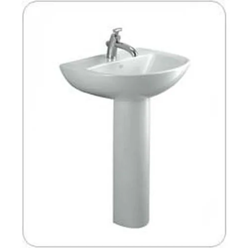 Parryware Casa Wash Basin with Full Pedestal