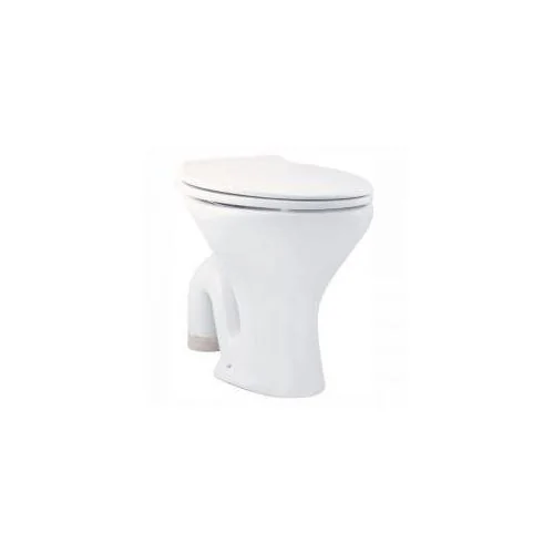 Parryware Petite Floor Mounted Water Closet S-Trap with Seat Cover and Cistern