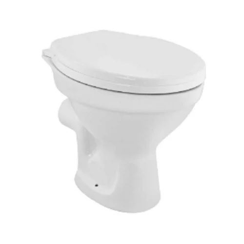 Parryware Petite Floor Mounted Water Closet P-Trap with Seat Cover and Cistern