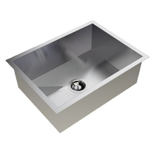 Carysil Quadro Single Bowl SS-304 Kitchen Sink 20"x17"x8" - Matt Finish