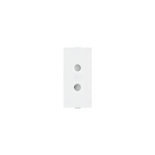 Roma, 6A, 2 Pin Socket Round