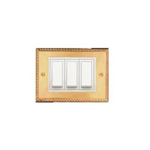 Roma Classic Gold Plates With White Frame