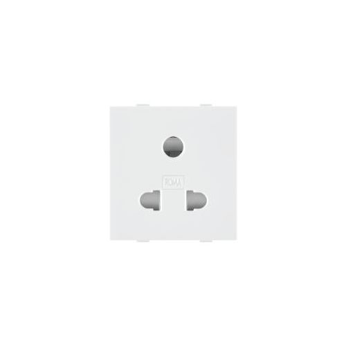 Roma White, 10A, Uni D Socket