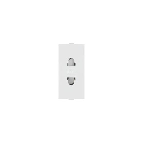 Roma White, 6A, URO 2 Pin Socket