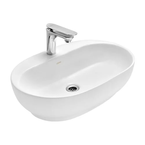 Cera Lustre Cafe Matt White Thin Rim Wash Basin