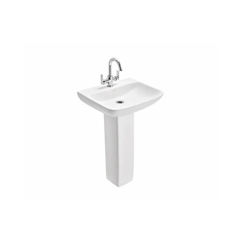 Cera Collage Wash Basin with Full Pedestal 515 x 430 x 110 mm S2040170F