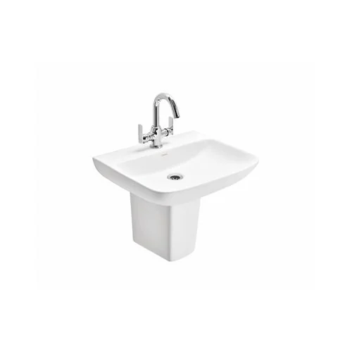 Cera Collage Wash Basin with Half Pedestal 515 x 430 x 110 mm S2040170H